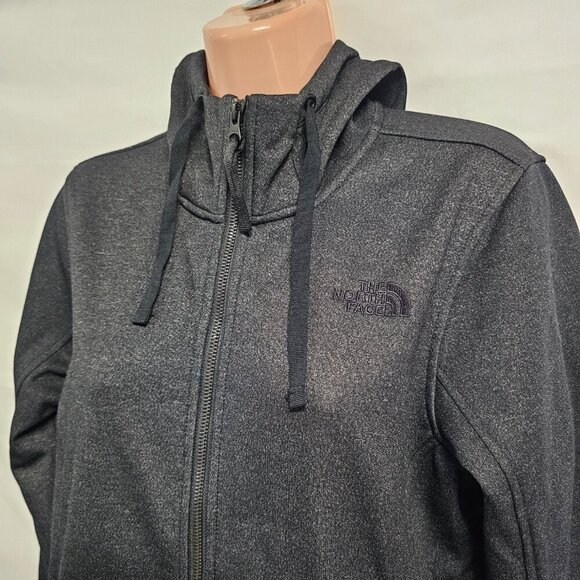 The North Face Women's Full Zip Hooded Jacket Size M Dark Gray - Picture 7 of 12